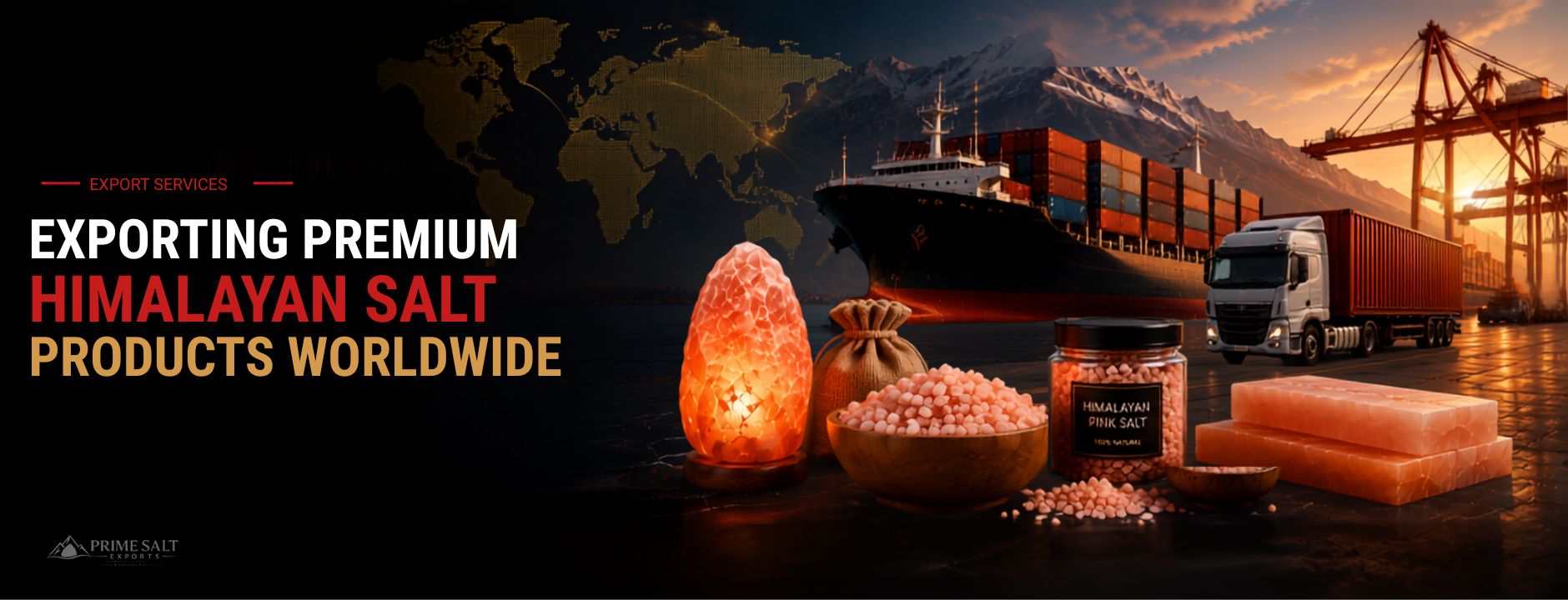 Export Services - Prime Salt Exports - Main Banner Desktop