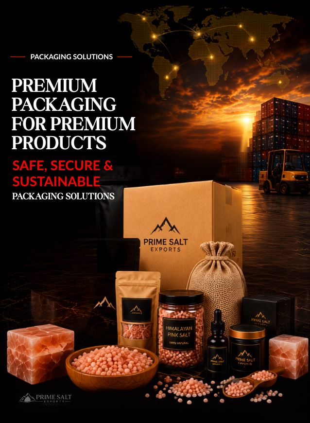 Packaging Solutions - Prime Salt Exports - Main Banner Mobile
